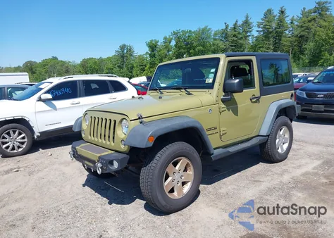 2013 Jeep Wrangler Sport из США, поврежденный, VIN 1C4AJWAG3DL649635